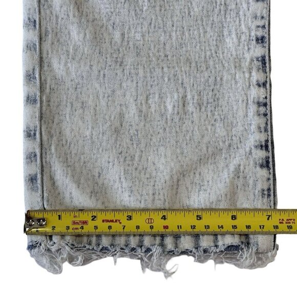 DG 2 by DIANE GILMAN Jeans Women 10P Acid Wash Stretch Ramie‎ Raw Edges Stretch - Picture 14 of 16